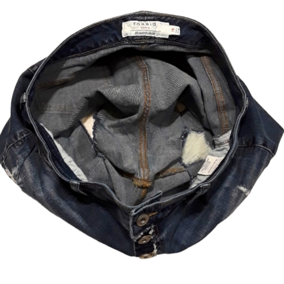 Torrid Distressed Jean Shorts. Women's Plus Size: Waist 18x03 Inseam. - Picture 6 of 7